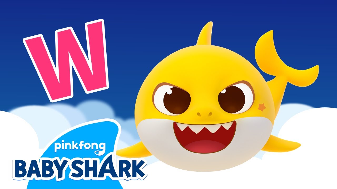 Baby Shark's Letter W | Wolf & White | Baby Shark's ABC Song | Learn ABCs with Baby Shark Official img
